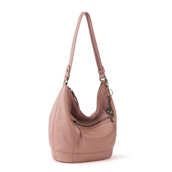 The Sak Handbags - The Sak Sequoia Hobo Bag Vintage Coral Leather Shoulder Bag 107136 NEW